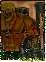 King Nuada displaying the silver replica of the hand that Balor removed.